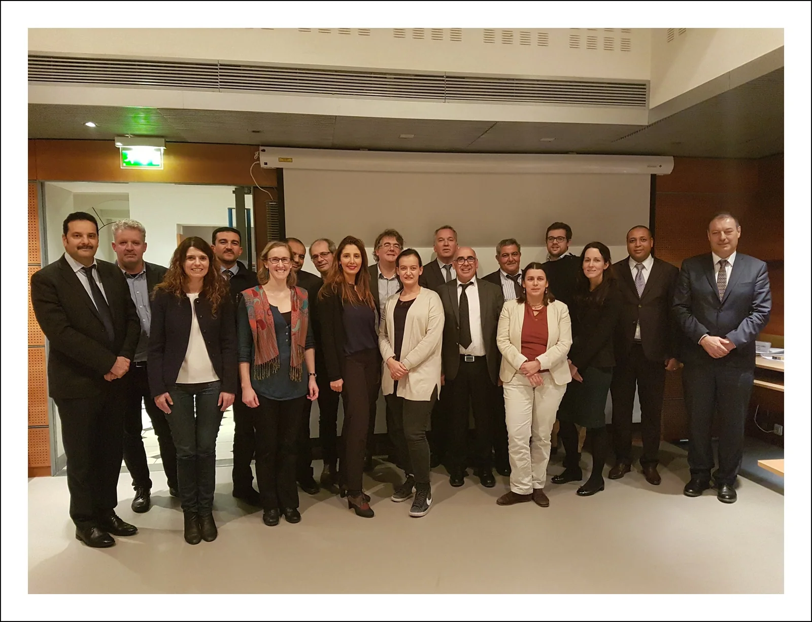 Dr Mohamed Belhaj with members of the international SALEEM consortium